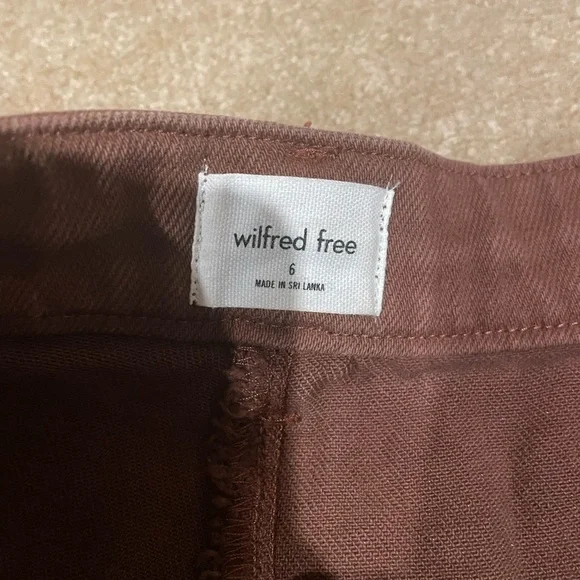 Aritzia Brown Wide Leg Pants - Picture 3 of 5